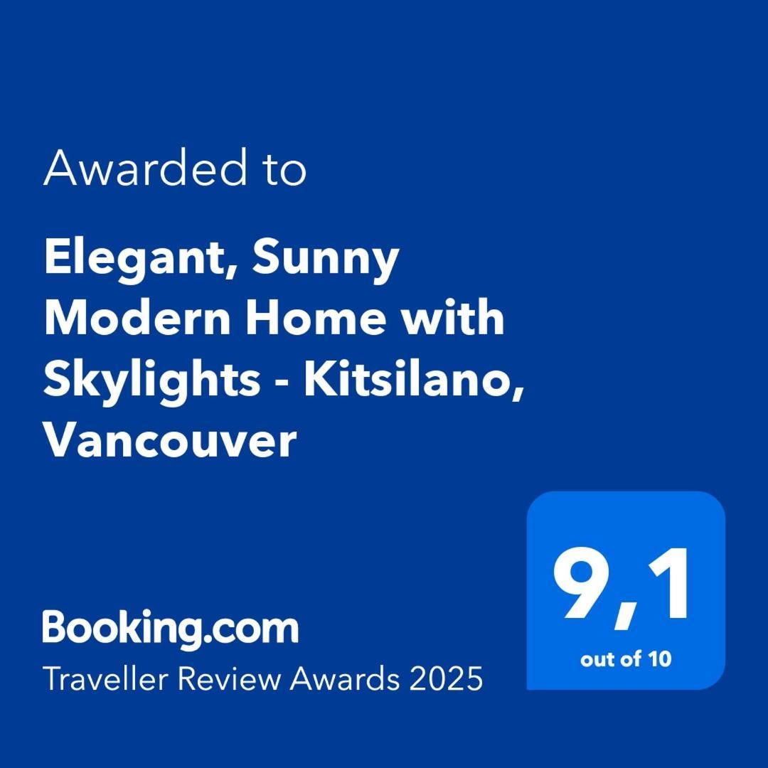 Elegant, Sunny Modern Home With Skylights - Kitsilano, Vancouver Ngoại thất bức ảnh